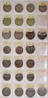 108db-os vegyes magyar fémpénz tétel a korona és pengő időszakából T:vegyes