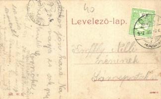 Déva, Deva; Vár, utcakép. W. L. 500. / castle, street view (EK)