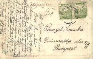 Perjámos, Periam; Pályaudvar, Vasútállomás. W. L. Bp. 6724. / Gara / Bahnhof / railway station (r)