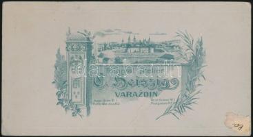 cca 1900 Várady Albert  (1870-?) huszár hadnagy, később ezredes, a m. kir. varasdi 10. honvéd huszár...