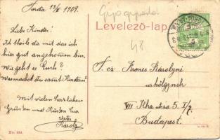 Torda, Turda; Fő tér, Velits gyógyszertára, Lelutz János, Amberboj Miklós, Füssy József üzlete, Gajz...