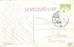 Újszentanna, Santana; látkép, Izraelita imaház, zsinagóga. W. L. Bp. 2987. / general view, synagogue...