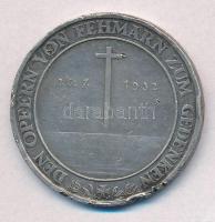 Németország / Weimari Köztársaság 1932. "Niobe hajó elsüllyedésének emlékére" jelzett Ag e...