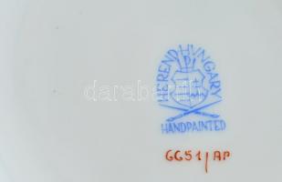 Herendi Apponyi mintás váza, kézzel festett, jelzett, hibátlan, m:35 cm