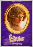 cca 1980 Fabulon a bőre őre nagyméretű reklám plakát, gyűrődésekkel, 82×56 cm