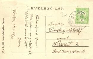 Topolya, Bácstopolya, Backa Topola; Dr. Hadzsy János-féle ház, létra. W. L. Bp. 3239. Riesz Béla kia...