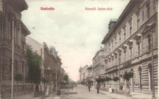 Szabadka, Subotica; Kossuth Lajos utca. Weisz L. üzlete / street view, shop (EK)