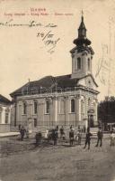 Újvidék, Novi Sad; Evangélikus templom. W. L. 266. / Evang. Kirche / church (EK)