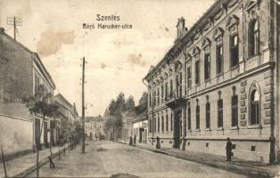 Szentes, Báró Harucker utca. W. L. Bp. 4134. Eisler Lajos kiadása (EK)
