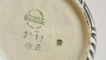 Jelzett retro váza, apró hajszarepedéssel, m:29 cm