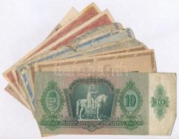 1920-1946. 11db-os vegyes magyar korona, pengő és adópengő tétel T:III,III-,IV