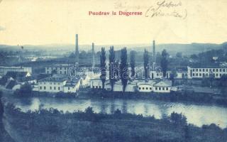 Duga Resa, Dugaresa, Dugerese; Pamut fonó- és szövő gyár. W. L. 938. / cotton spinning and weaving factory (EK)