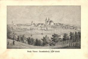 Szombathely 1850 körül s: Beck Vince (EK)