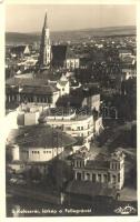 Kolozsvár, Cluj; látkép a Fellegvárról / panaorama view from the castle hill 1940 Kolozsvár visszatért So. Stpl