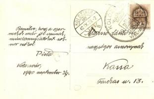 Kolozsvár, Cluj; látkép a Fellegvárról / panaorama view from the castle hill "1940 Kolozsvár vi...