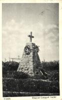 Uzsok, Uzhok; Magyar-Lengyel határ / Hungarian-Polish border, monument + Sportszálloda Uzsok Magyar-Lengyel Határ (EK)