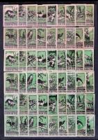 Kb. 900-1200 darabos gyufacímke gyűjtemény 10 lapos A4-es berakóba rendezve, többnyire teljes soroza...