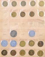 Ausztria 172db-os vegyes fémpénz tétel albumban, közte sok Heller és Groschen T:vegyes
Austria 172p...