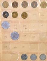 Ausztria 172db-os vegyes fémpénz tétel albumban, közte sok Heller és Groschen T:vegyes
Austria 172p...