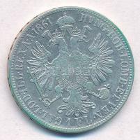 Ausztria 1861A 1Fl Ag "Ferenc József" T:2,2-
Austria 1861A 1 Florin Ag "Franz Joseph...