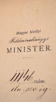 1904 Szamolányi Gyula költő erdőszámtiszti megerősítése, Máramarossziget,Tallián Béla (1851-1921) fö...