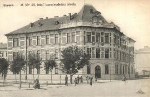 Kassa, Kosice; M. kir. áll. felső kereskedelmi iskola / trade school