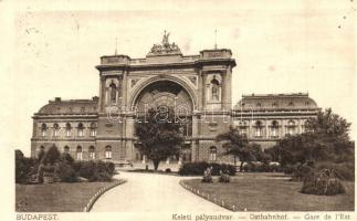 Budapest VII. Keleti pályaudvar. Rigler rt. kiadása (EK)
