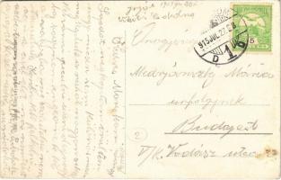 Komárom, Komárnó; Kishíd feljáró, "Lassan Hajts, fékezz" tábla / bridge