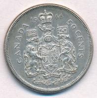 Kanada 1966. 50c Ag "II. Erzsébet" T:2
Canada 1966. 50 Cents Ag "Elizabeth II" ...