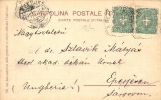 1900 Sanremo, San Remo; Via Vittorio Emanuele / street view, shops (EK)