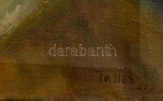 Tallós jelzéssel: Nicolae Ceausescu? Olaj, vászon, 40×30 cm