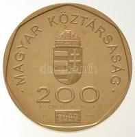 2000. 200Ft Cu-Ni-Zn "2000. évforduló / Rodin: a Gondolkodó, a Naprendszer" T:PP  felületi...