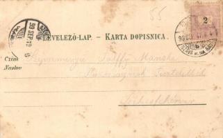 1899 Bród, Brod an der Save, Bosanski Brod; Festung Park, Franciskaner-Kloster, Kaiser Monument, Bah...