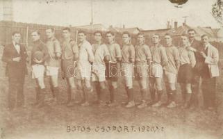 1920 Botos csoport labdarúgó csapat, csoportkép / Hungarian football team, group photo