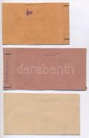 1942. bankjegy kötegelő 20 Pengős bankjegyekhez + 1945. 2xklf bankjegy kötegelő 100 Pengős és 1000 P...