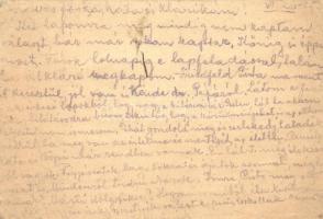 1944 Böhm Kálmán zsidó KMSZ (közérdekű munkaszolgálatos) levele a munkatáborból / WWII Letter of a J...