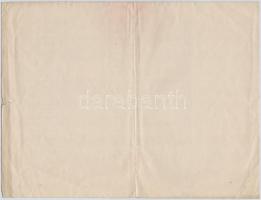 Budapest 1920. "Agricola Export-Import Részvénytársaság" részvénye 500K-ról, szárazpecsétt...