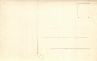 Első világháborús osztrák-magyar katonai lap. Cölöpverés a folyón elsüllyesztett komppal, utánpótlás...