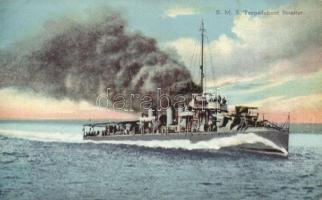 SMS Streiter az Osztrák-Magyar Monarchia Huszár-osztályú rombolója (Zerstörer) / K.u.K. Kriegsmarine, SMS Streiter (EK)