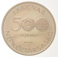 1986. 500Ft Ag "Labdarúgó Világbajnokság - Mexikó 1986" T:1- eredetileg PP
Adamo EM95