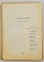 1980 A hátvéd halála és feltámadása c. film technikai forgatókönyve. 120p gépirat