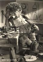 38 db-os MODERN német sündisznós képeslap sorozat / 38 modern German Hedgehog motive cards serie