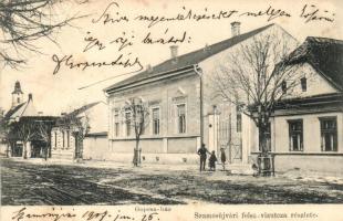 Szamosújvár, Gherla; Felső Víz utca, Gopcsa ház / street view, villa (EK)