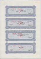 Budapest 1991. "Magyar Államkötvény"  kötvény 100.000Ft-ról, "MINTA" felülbélyeg...