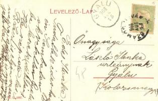 Szamosújvár, Gherla; Örmény katolikus leányárvaház. W. L. 1887. / Armenian Catholic girl orphanage (...