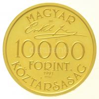 1993. 10.000Ft Au "Erkel Ferenc" dísztokban (6,99g/0.986) T:1- eredetileg PP
Hungary 1993...
