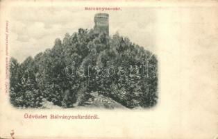 Bálványosfürdő, Baile Balvanyos (Torja, Turia); Bálványos vár. Divald / castle (EK)