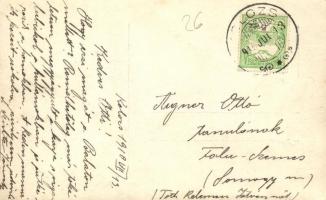 1910 Kolozsfürdő, Baile Cojocna; Sósfürdő, kirándulók / spa, salt rocks, bath, hikers. photo