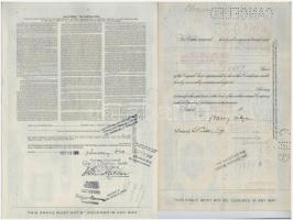 Amerikai Egyesült Államok 1935-1978. 10db-os vegyes részvény tétel, benne "Coty, Inc.", &q...