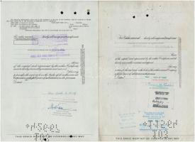 Amerikai Egyesült Államok 1962-1980. 10db-os vegyes részvény tétel, benne "Abacus Fund", &...